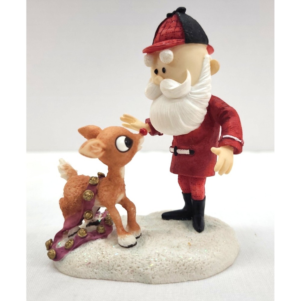 Vtg Rudolph Jingle You Will Hear My Sleigh Bells Ring Figurine 725064 Enesco